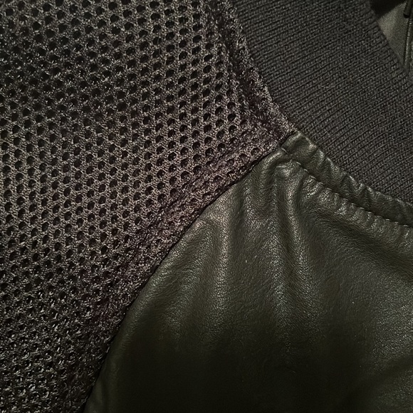 WILLIAM RAST Faux Leather Jacket. Black color, Size Large. - Picture 3 of 7